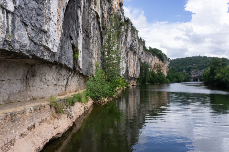 Vallée du Lot et du Célé à vélo, Béduer à Saint-Cirq-Lapopie (Jour2) - Béduer