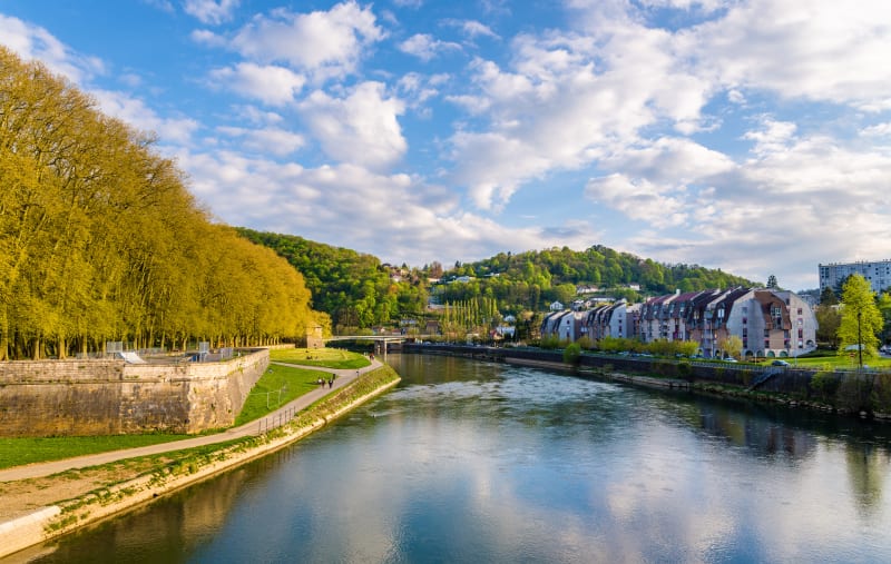 Vallée du Doubs à vélo, Besançon à St-Vit (Jour 4) - Besançon