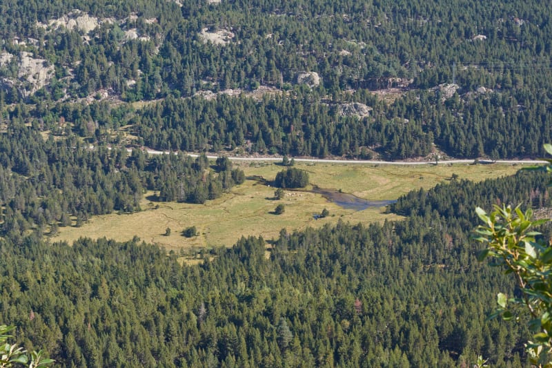 Montée à vélo au belvédère du Col del Pam - Font-Romeu-Odeillo-Via