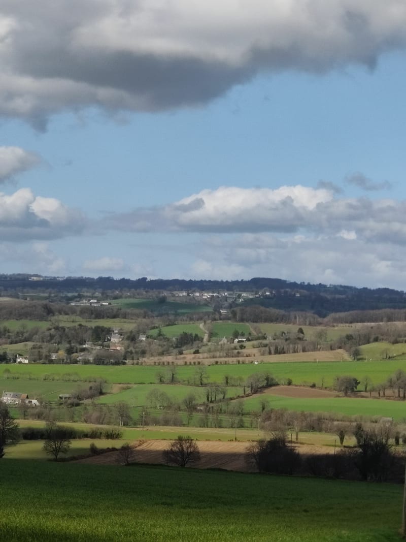 Campagne et voie verte Sourdeval Fontenay - Juvigny les Vallées