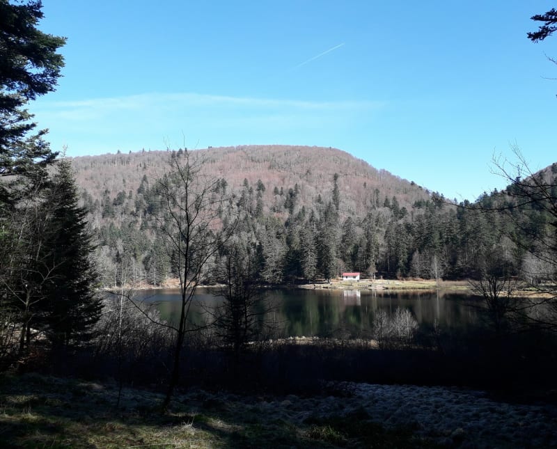 Lac de Blanchemer et sommet du Rainkopf - La Bresse
