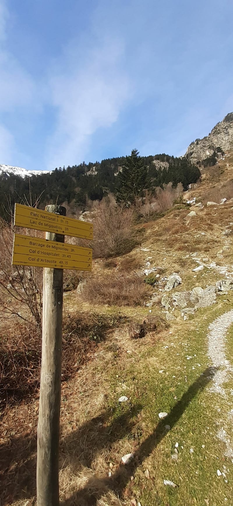 Vers le Lac de Migouélou - Arrens-Marsous