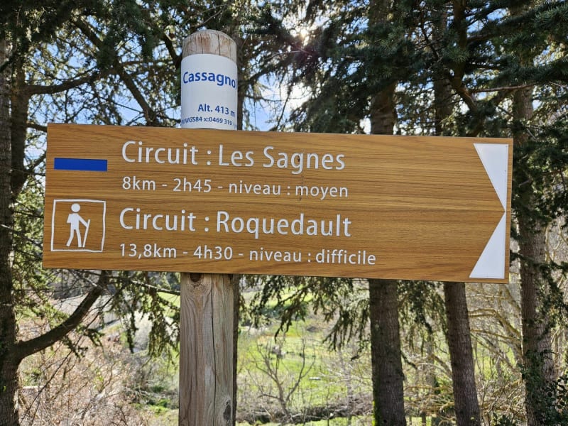 Circuit "Les Sagnes" à Cassagnoles - Cassagnoles