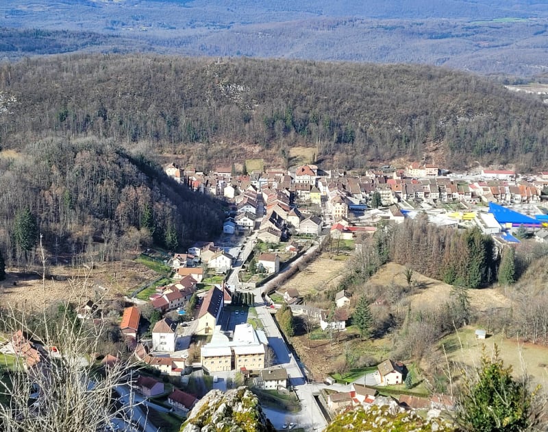 Moirans en montagne vu d'en haut - Moirans-en-Montagne