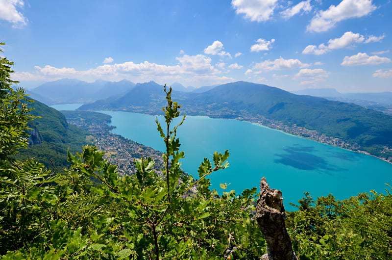 A vélo pour le Belvédère du Col du Pré Vernet au Mont Veyrier - Annecy