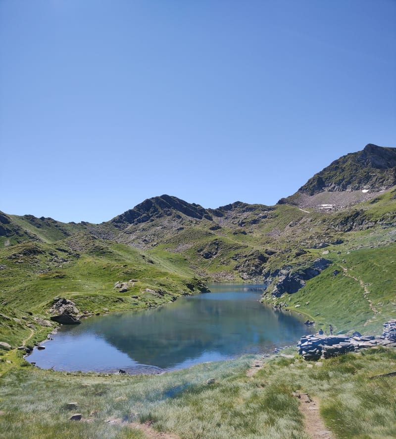 Lac de Bassias par Hourquette d'Ouscouaou - Beaucens