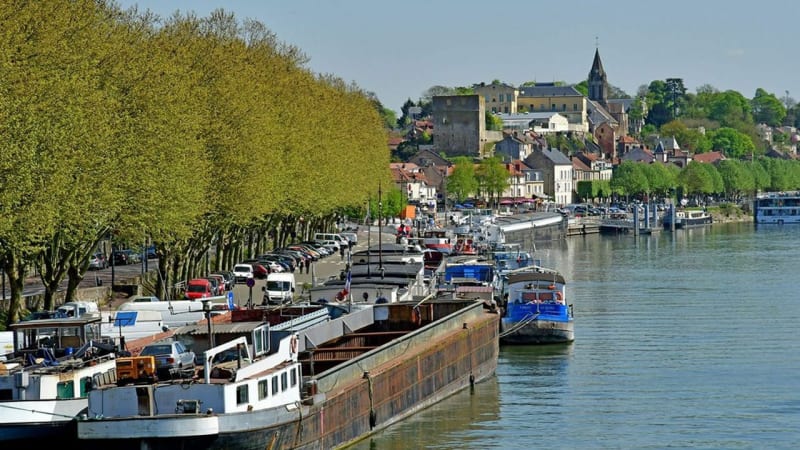 Balade sur le quai de Seine - La Frette-sur-Seine