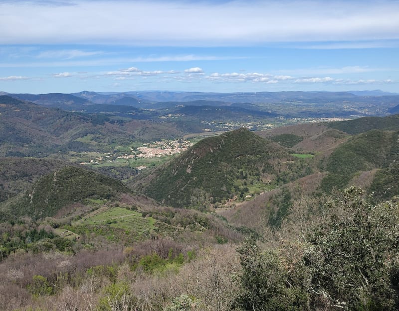 La montée de PLAUSSENOUS - Lamalou-les-Bains