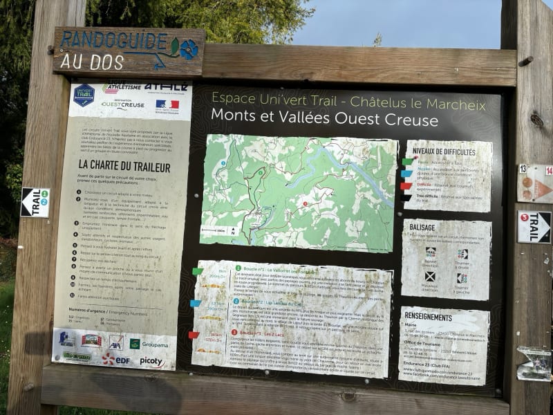 Monts et Vallées, par Bois de l'Oiseau et le Thaurion - Châtelus-le-Marcheix