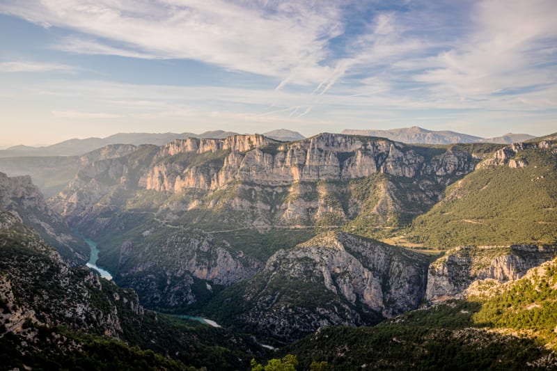 A vélo au belvédère du Col d'Illoire - Les Salles-sur-Verdon