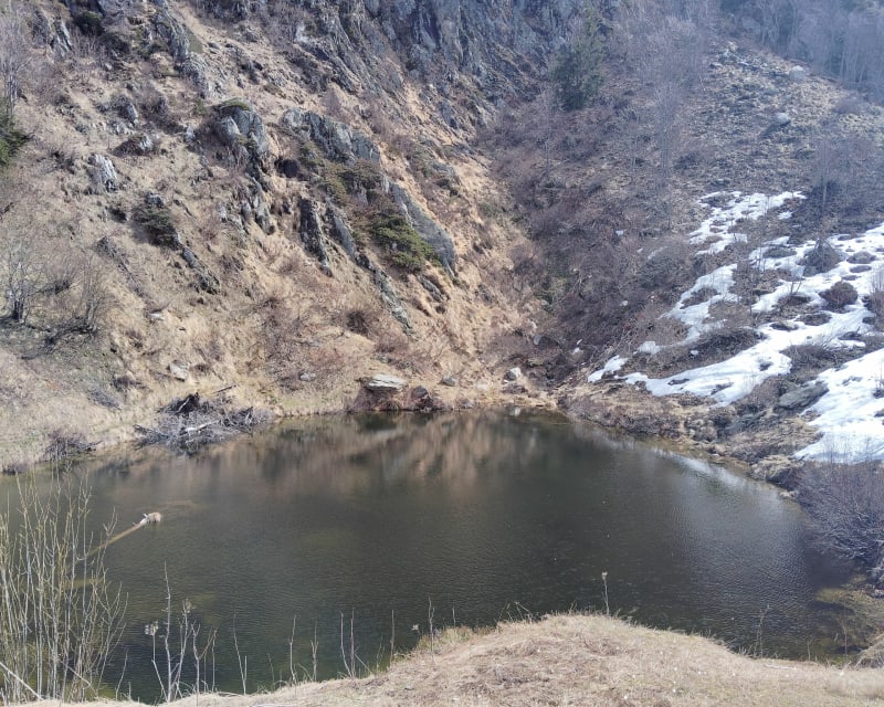 Lac d'Armancette depuis la Frasse - Les Contamines-Montjoie