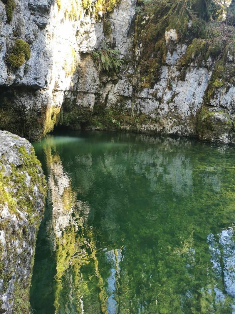 Le Trou Bleu par la Bienne - Hauts-de-Bienne