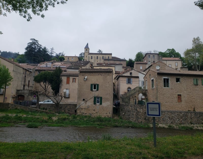 Avène, station thermale, par Beau Désert - Avène