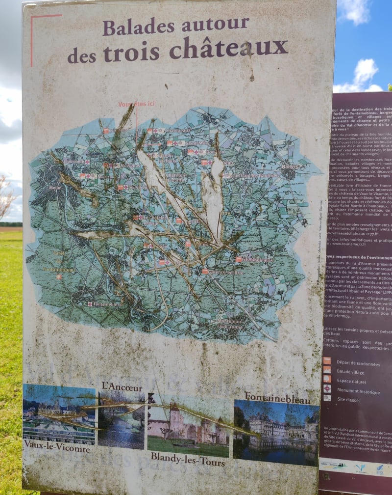 Rando des trois châteaux à Saint-Méry - Saint-Méry