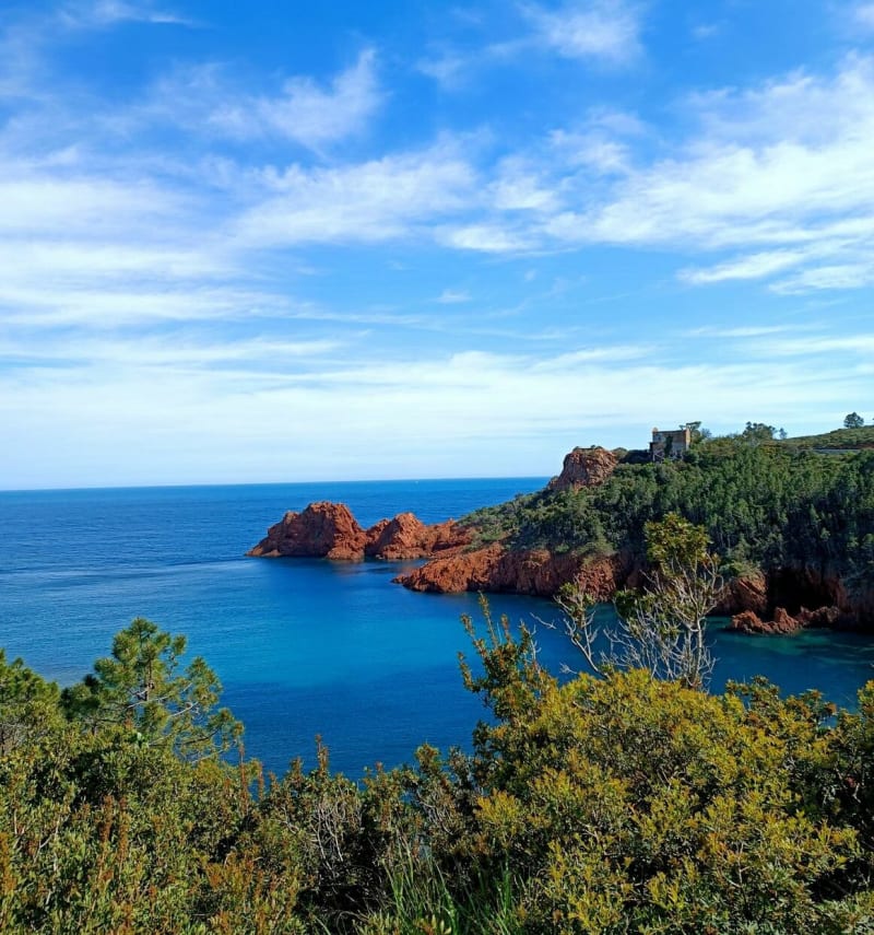 Rocher de St-Barthelemy depuis Cap Roux - Saint-Raphaël