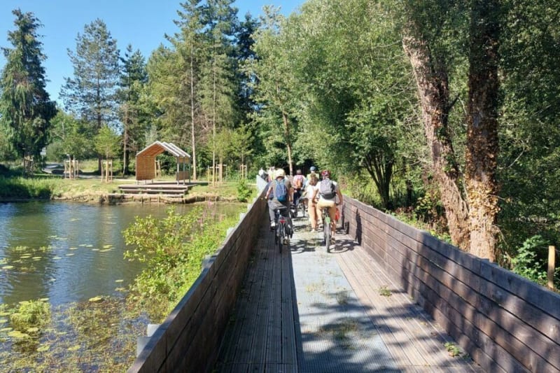 Chemin facile et agréable depuis La Courrouze - Rennes
