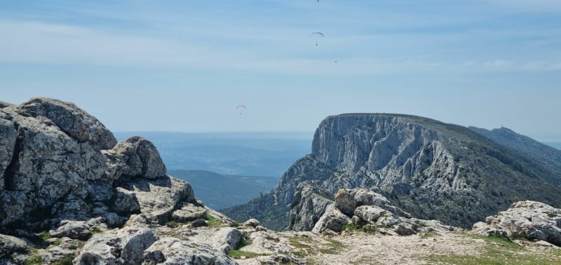 Pic des Mouches depuis le Col des Portes - Vauvenargues