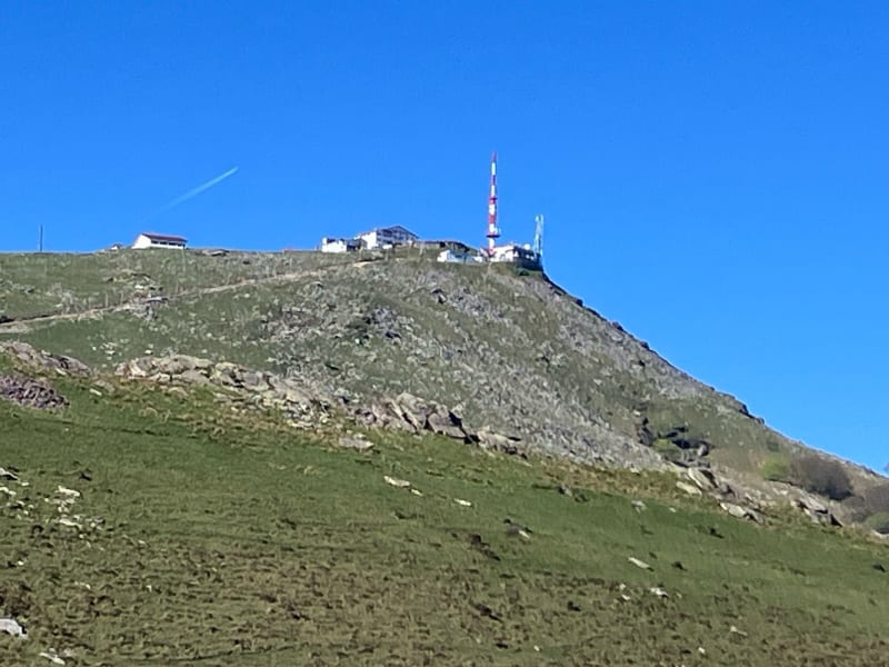 La Rhune depuis le petit train Sare - Sare