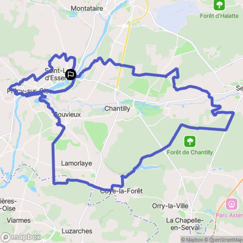 Sortie autour de Chantilly - Saint-Leu-d'Esserent