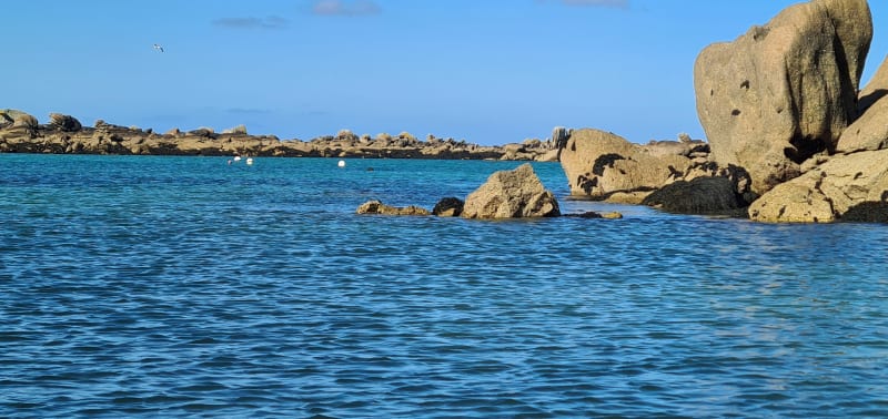 Chemin et petites routes, mer et campagne autour de Plounéour-Trez - Plounéour-Brignogan-plages