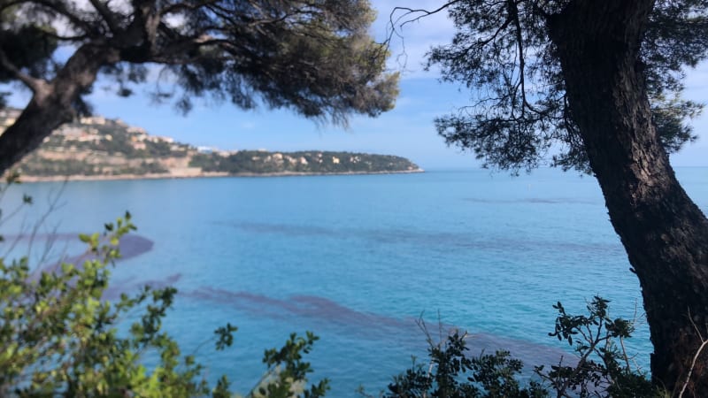 Du Monte-Carlo Country Club à Monaco par le bord de mer - Roquebrune-Cap-Martin