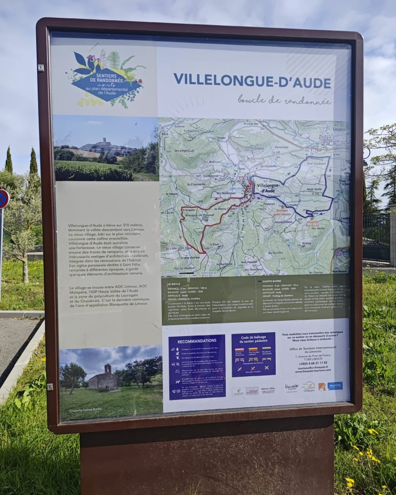 Villelongue d'Aude par le Bayle - Villelongue-d'Aude