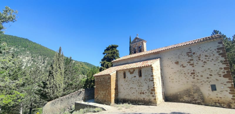 Col de la croix depuis l'église St Michel - Châteauneuf de Bordette - Châteauneuf-de-Bordette