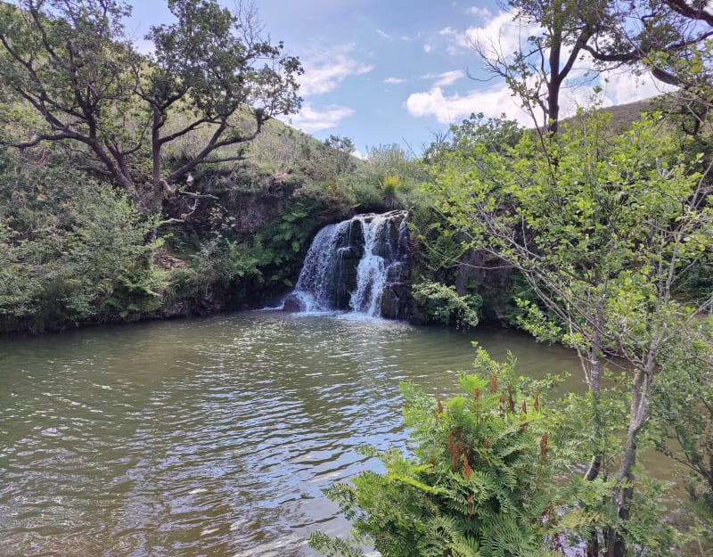La cascade de l'Uzkaingo Erreka - Saint-Pée-sur-Nivelle