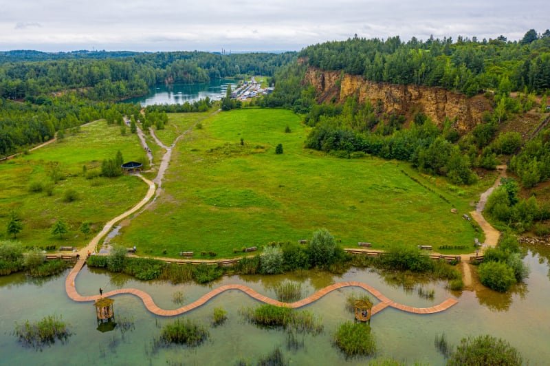 Park Gródek w Jaworznie: oaza natury na dawnym terenie przemysłowym - Jaworzno