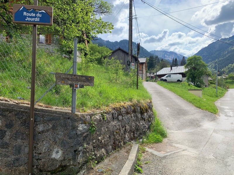 Tour entre St-Jean village et St-Jean station - Saint-Jean-d'Aulps