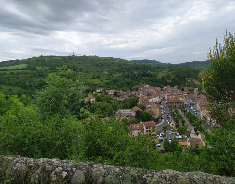 La Pierre Fichade depuis Champeix - Champeix