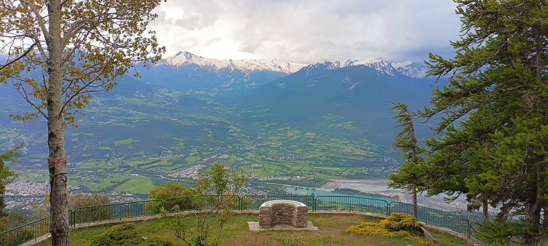 Belvédère du Para au plan d'eau d'Embrun - Embrun