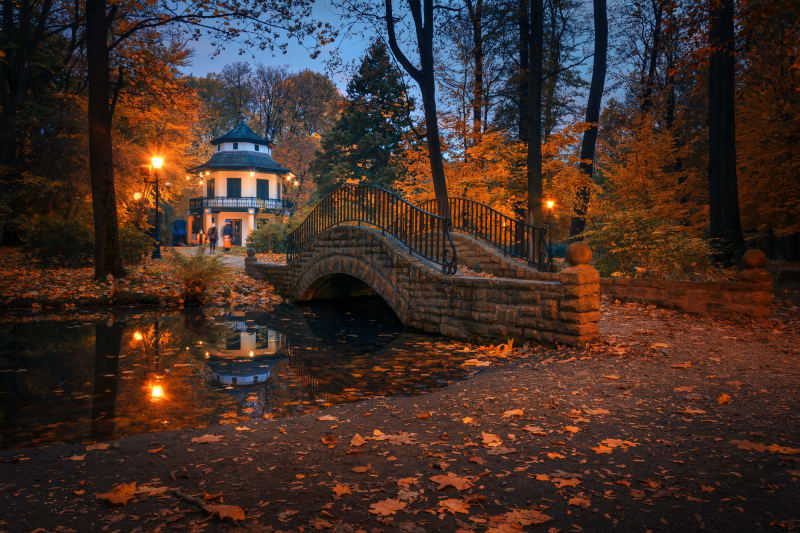 Park Zamkowy w Żywcu - spokój na łonie natury - Żywiec