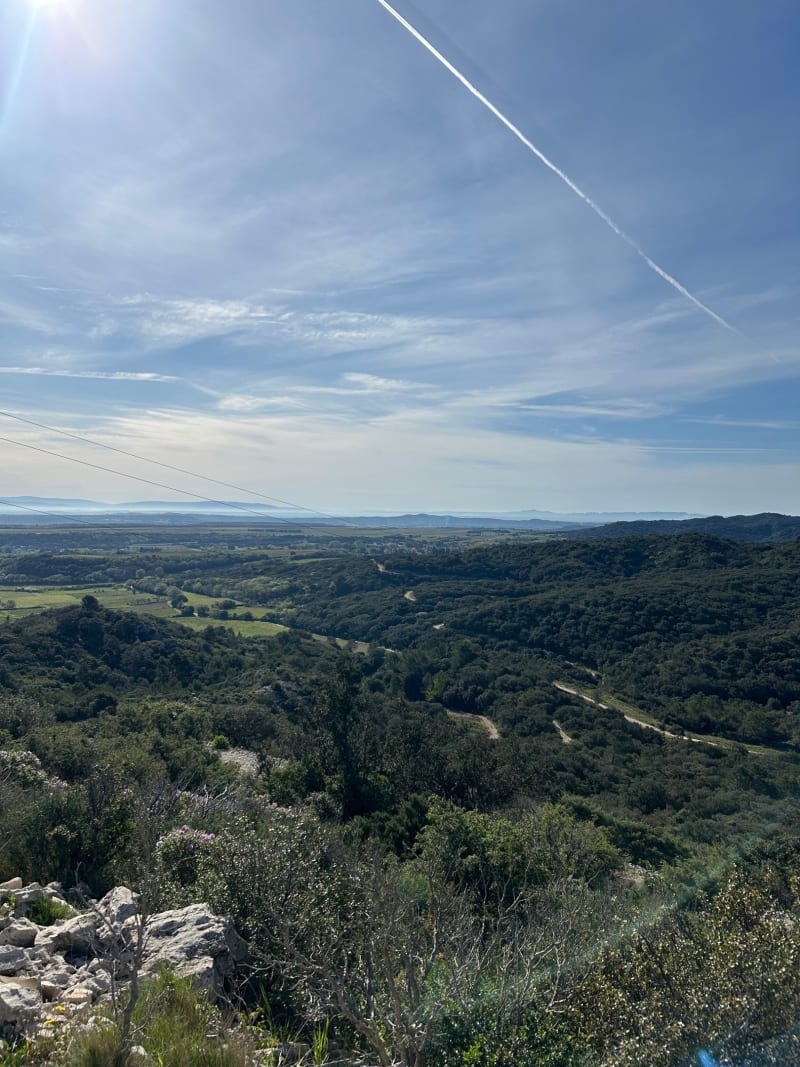 Tour en VTT autour de Saint-Laurent-des-Arbres - Saint-Geniès-de-Comolas