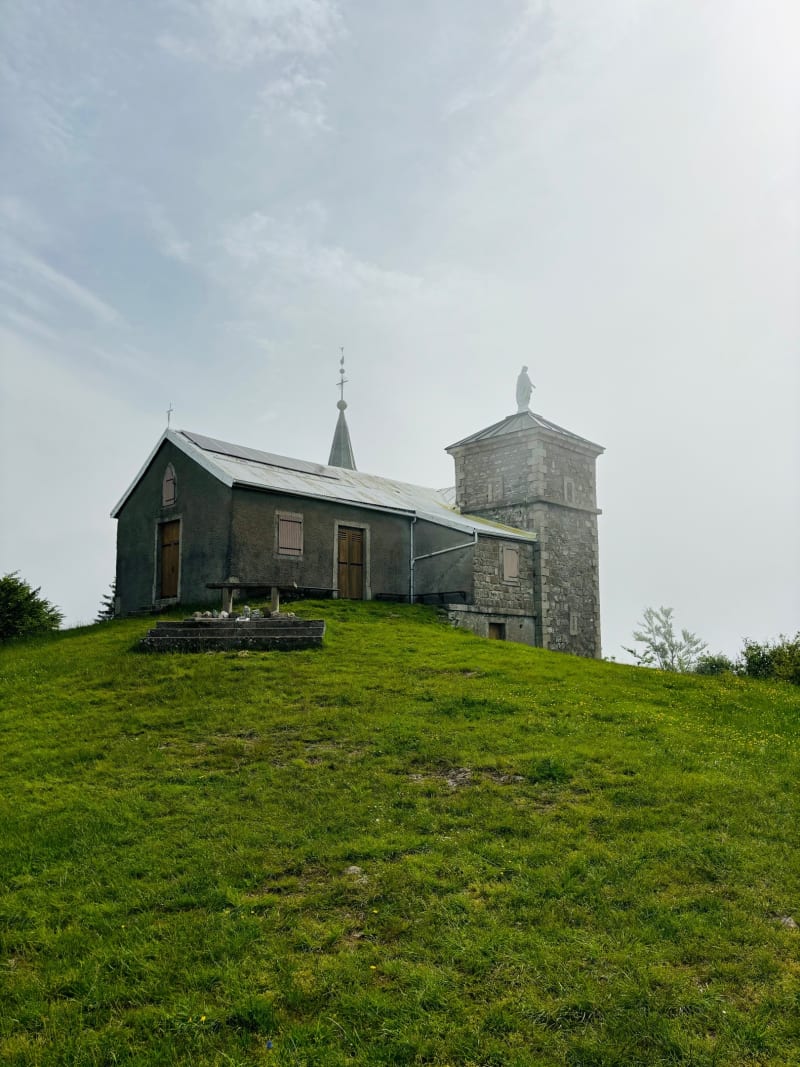 Mont d’Hermone et sa Chapelle, par le col du Feu. - Lyaud