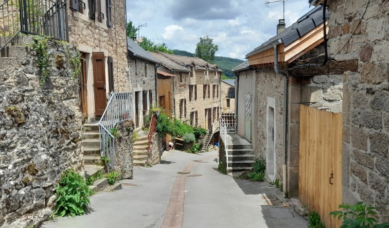Col de la croix de Boudet en passant par Saint Beauzély - Saint-Beauzély