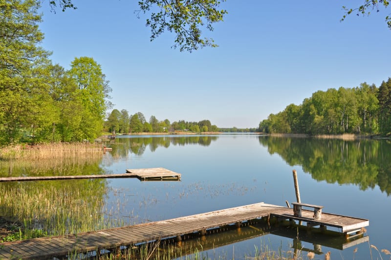 Jezioro Serwy - natura, spokój i urokliwy krajobraz Suwalszczyzny - Sucha Rzeczka