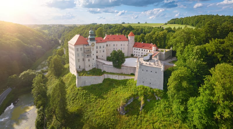 Pieskowa skała – zamek na Szlaku Orlich Gniazd - Sułoszowa