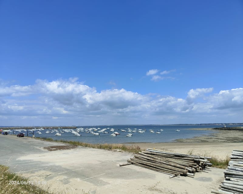 Bord de mer entre Saint Brévin l'océan et La Plaine sur Mer - Saint-Brevin-les-Pins