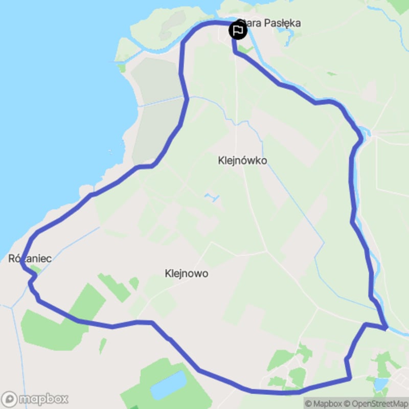 Przeciwko lasom z Nowej Pasłęki - 17,5 km trudna trasa - Nowa Pasłęka