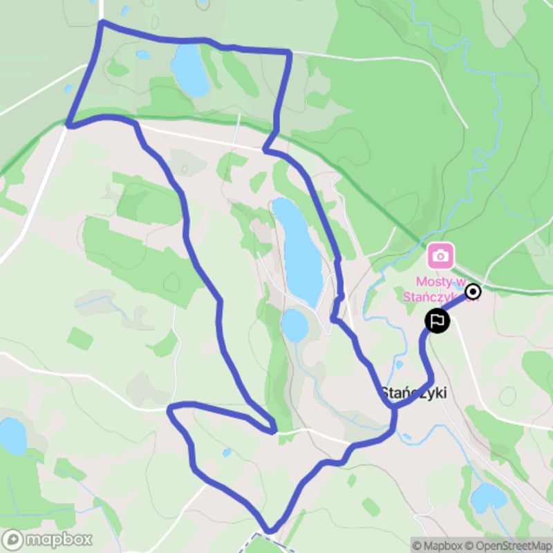 Łatwa, 7km trasa turystyczna w Stańczykach \/ 

Tytuł po polsku: Łatwa, 7km trasa turystyczna w Stańczykach. - Stańczyki