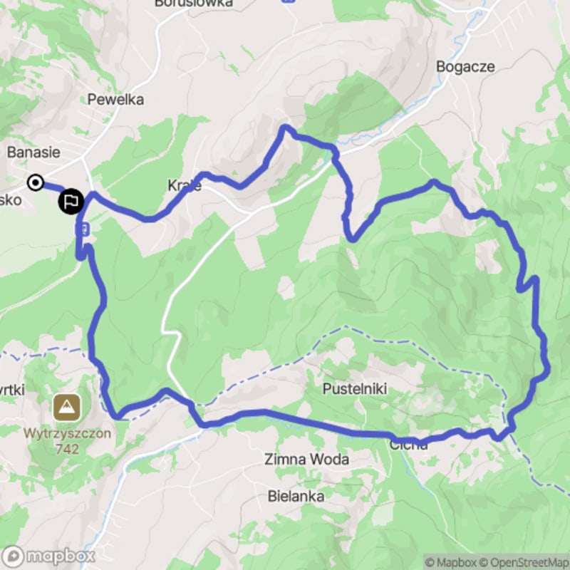 Przeciwstawne szlaki w Pewelce - 15,5 km, poziom trudności średnio-trudny - Pewelka