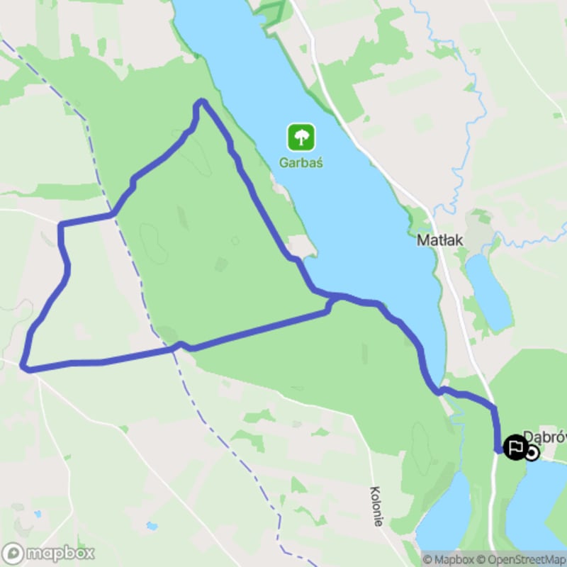 Ścieżka wzdłuż rzeki z poziomem trudności średnim - 9,3 km, Bakałarzewo (Polska) - Bakałarzewo