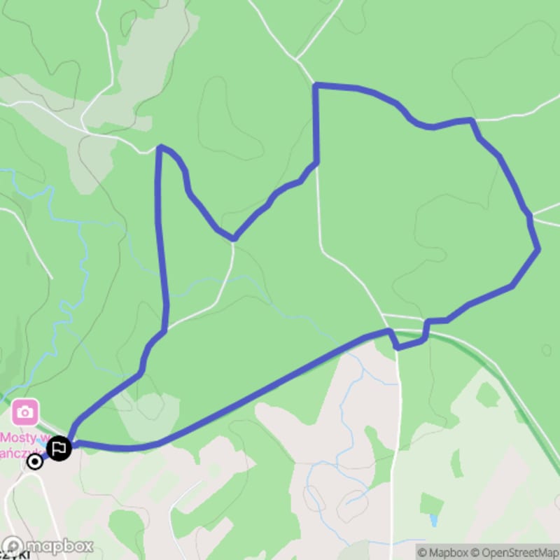 Łatwa, 5.6km trasa turystyczna rozpoczynająca się w Stańczykach.\n - Stańczyki