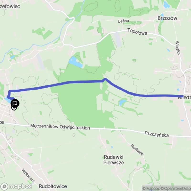 Średni poziom trudności, 9.7 km dystansowy spacer w kierunku na Ćwiklicę. - Ćwiklice