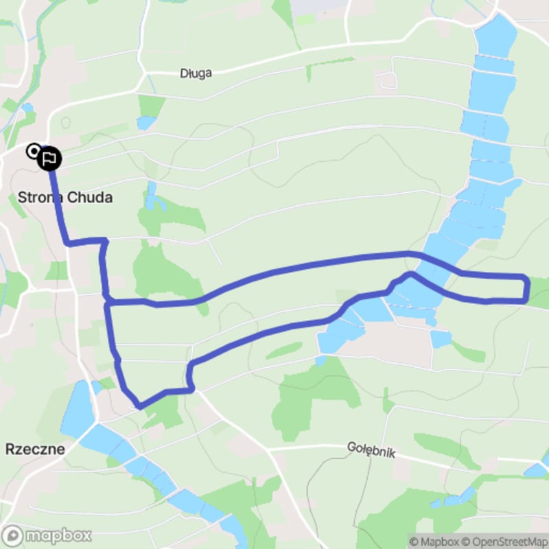 Spacer łatwy o długości 4,7 km w Bestwince - Bestwinka