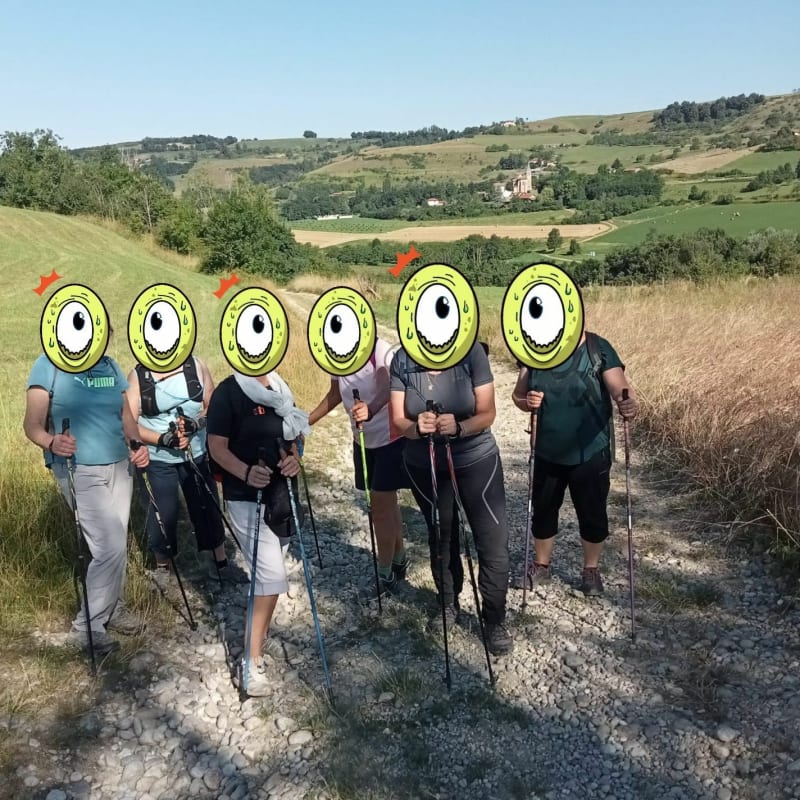 Randonnée dans les côteaux de Dionay - Bessins