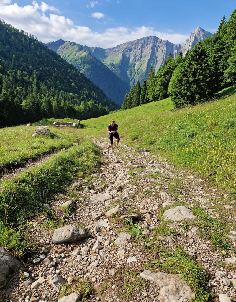 Montée au Col d'Orgeval - Jarsy