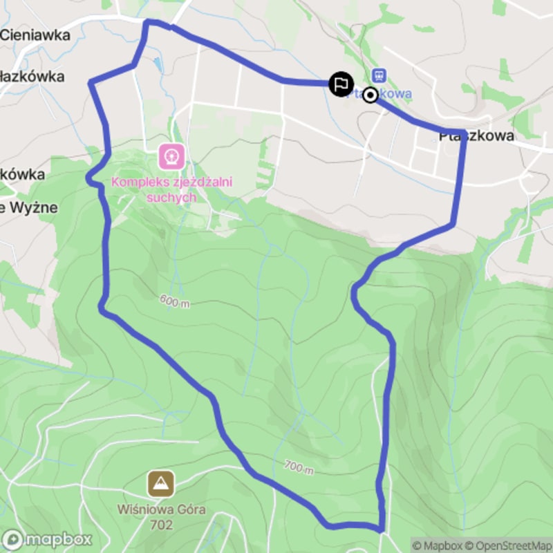 Ścieżka w Ptaszkowej - 5,6 km, poziom trudności średni - Ptaszkowa