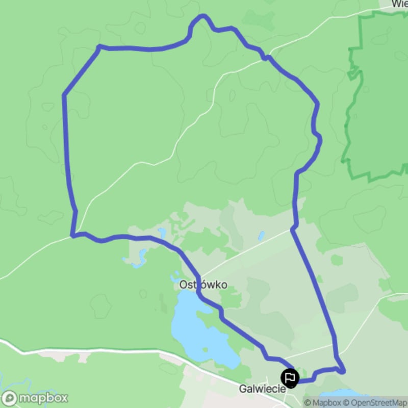 Średnio trudna, 10,9km dystansowa przechadzka z Galwiecie w Polsce - Galwiecie